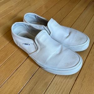 White Vans shoes
